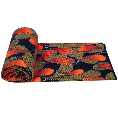 African Ankara Wax Fabric - 3/6 Yards Printed Fabric by the Yard for Party Dress Making & Sewing