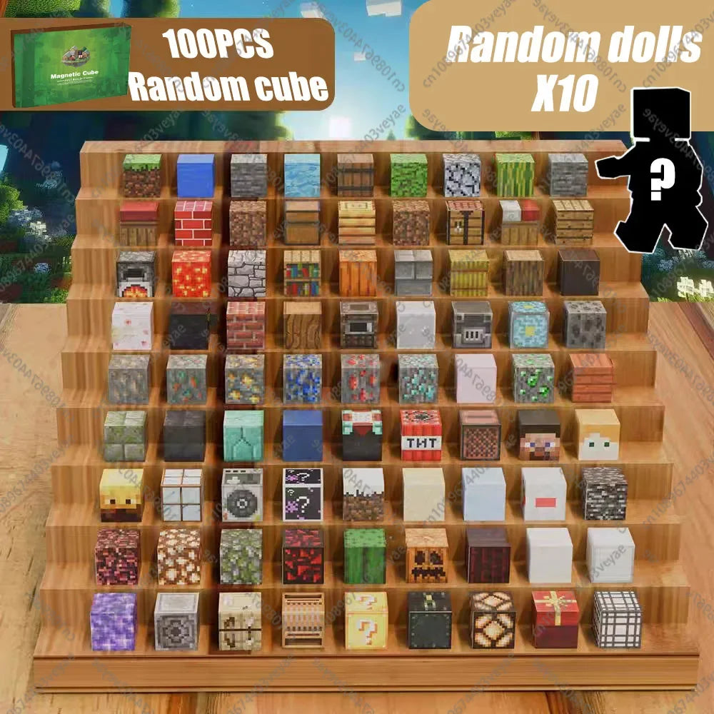 Magnetic Building Blocks Cube Set – STEM DIY Toy for Kids 3+, Boys & Girls, Sensory Model Gift