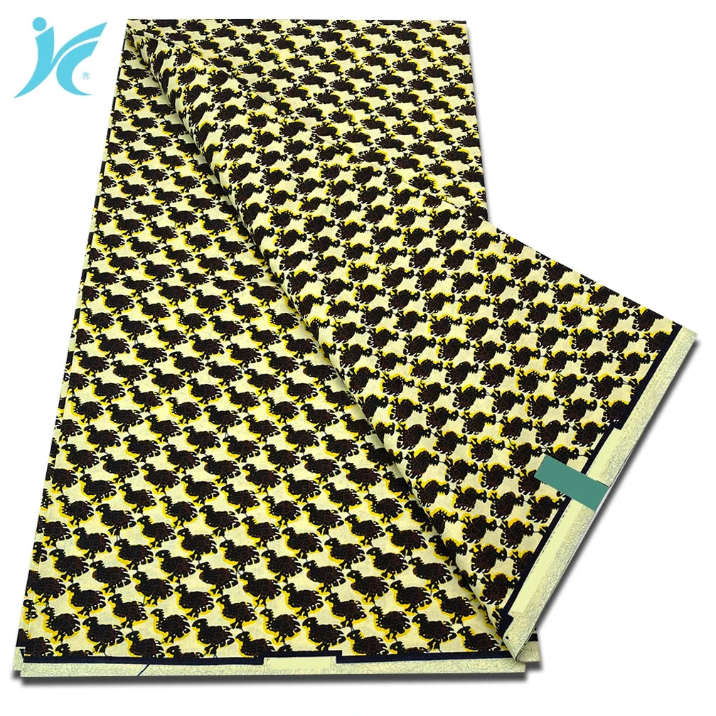 2026 African Real Wax Fabric - 100% Cotton Nigerian Ankara Dutch Batik Sewing Cloth
