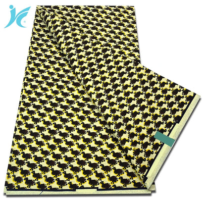 2026 African Real Wax Fabric - 100% Cotton Nigerian Ankara Dutch Batik Sewing Cloth