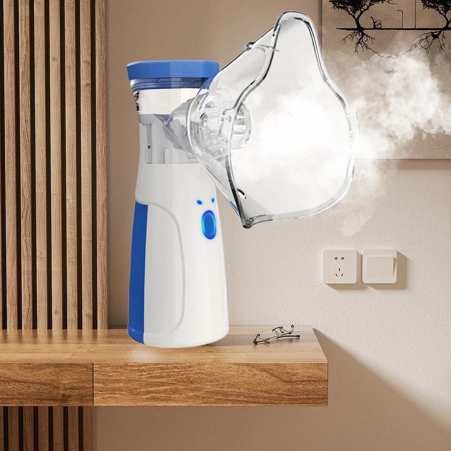 Revitalize 2-in-1 Facial Steamer & Humidifier — Nano Ion Mist, Skin + Air Moisturizer w/ Water Tank