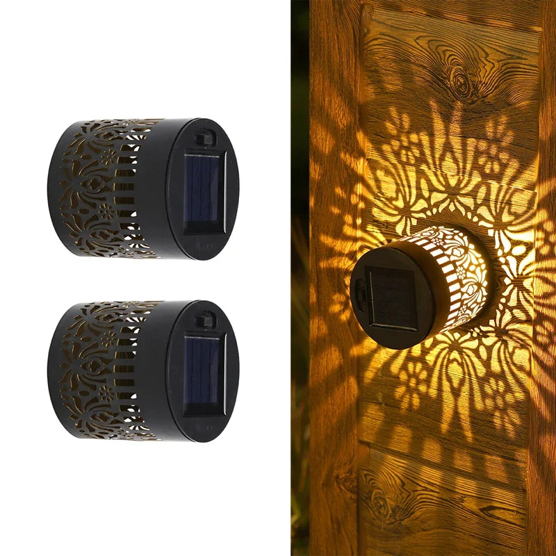 2026 Solar Outdoor Wall Light - Waterproof Projection Lamp for Yard, Patio & Landscape Decor