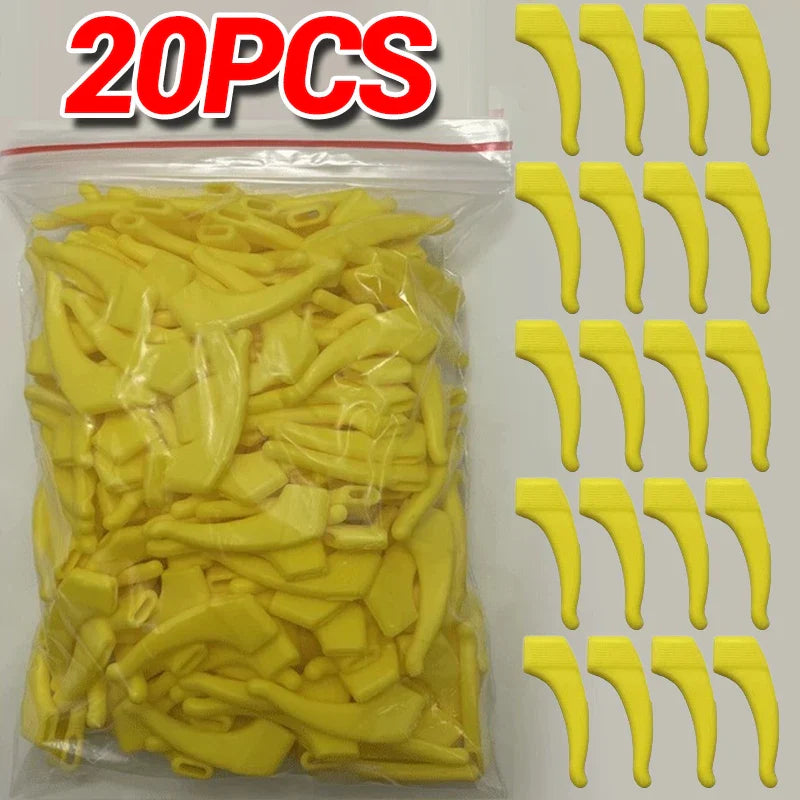 Anti-Slip Silicone Ear Hooks for Glasses | Elastic Eyewear Grip, Temple Holder & Fastener Accessories