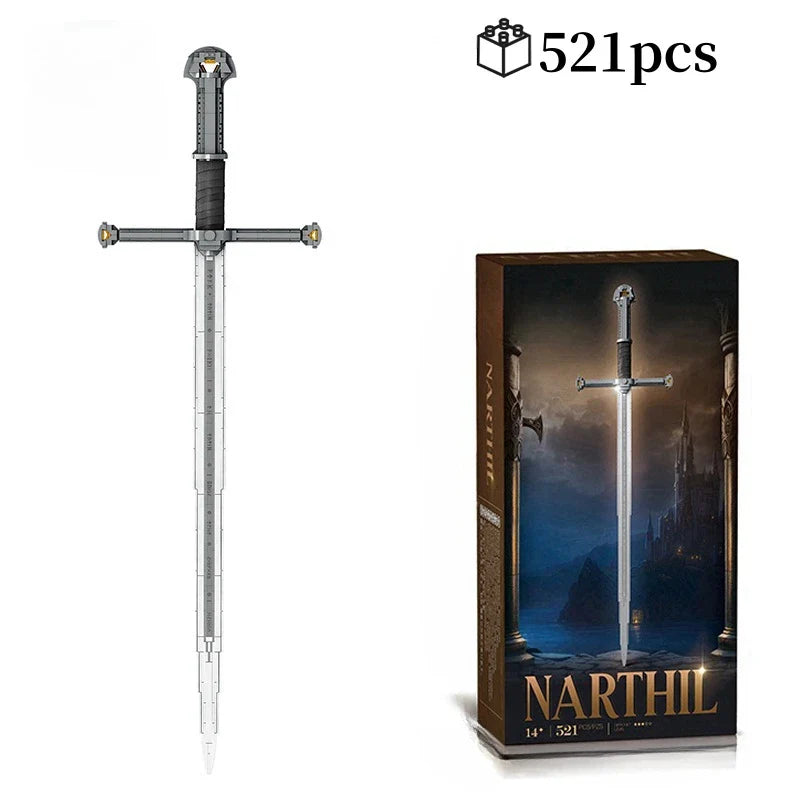 Samurai Sword Building Block Model – Creative Lord of the Rings Toy Kit, Perfect Christmas Gift for Boys