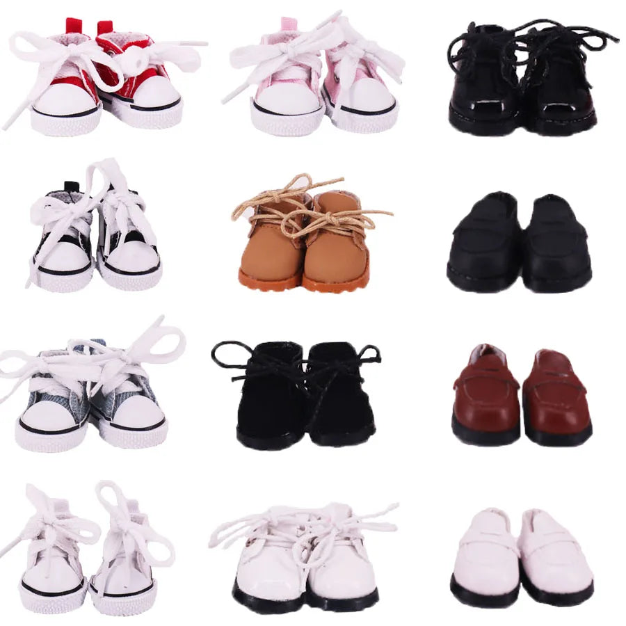 3.8cm Doll Shoes for 17cm Labubu Plush Doll – Accessories Gift for Girls