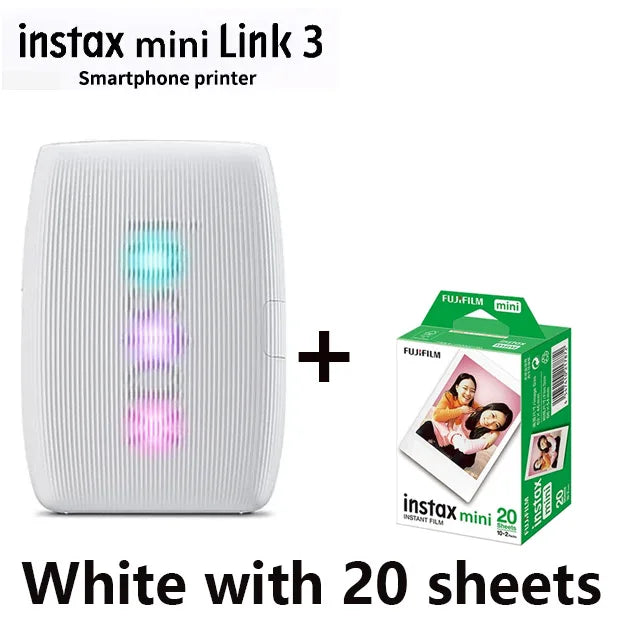 Fujifilm Instax Mini Link 3 Photo Printer - Smartphone Instant Film Printer for Creative Camera Photos