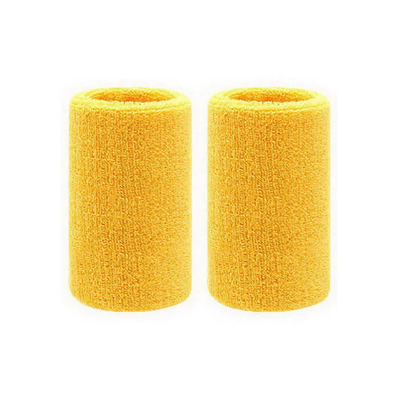 2PCS Sports Wristbands – Tennis & Fitness Sweat Bands for Basketball, Volleyball, Padel with Wrist Guard Cuffs