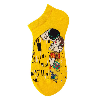 40-Style Colorful Cotton Ankle Socks – Fashion Novelty Short Socks for Men & Women, Funny Animal, Food & Avocado Casual Designs