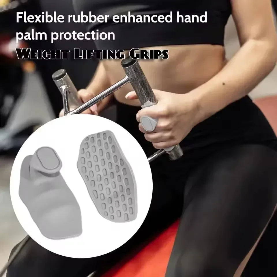Gym Gloves with Silicone Palm Grip – Hand Protection for Weightlifting, Crosstraining, Gymnastics & Exercise