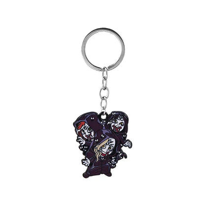Six-Winged Unborn Metal Keychain - Game Village Inspired Alloy Pendant Keyring & Collectible Gift