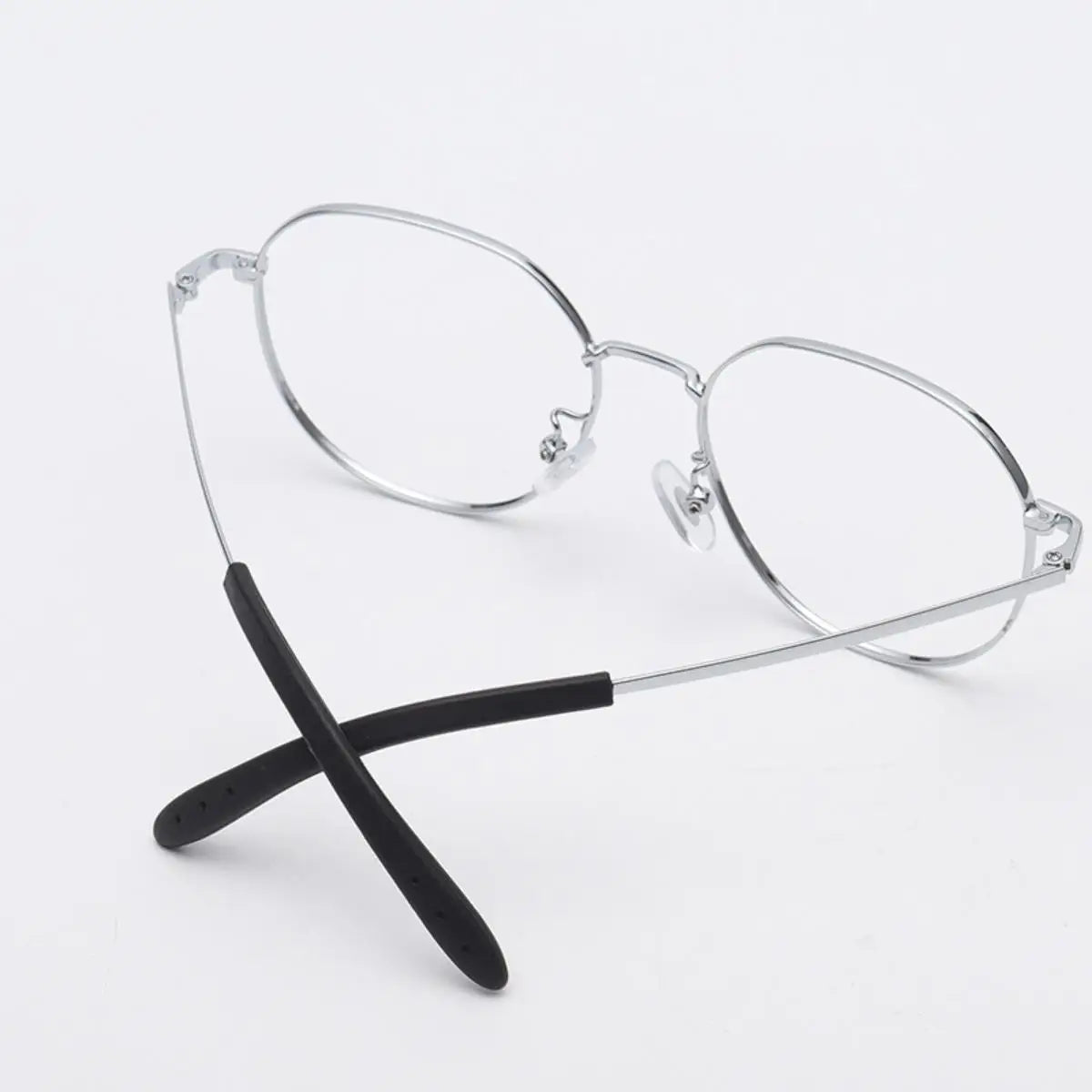 10pcs Silicone Eyeglass Temple Tips - Replacement Ear Socks Sleeves for Thin Metal Glasses Legs & Eyewear Accessories