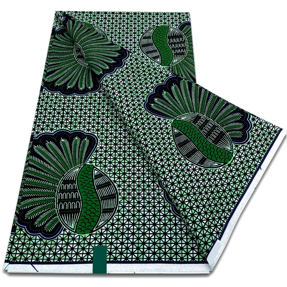 2026 African Real Wax Fabric - 100% Cotton Nigerian Ankara Dutch Batik Sewing Cloth