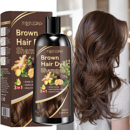 3-in-1 Turmeric Color-Treated Shampoo - Plant-Based Nourishing Formula for Gentle Hair Care and Color Protection