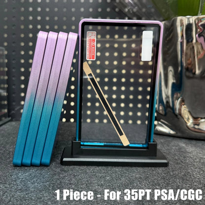 Aluminum Alloy Trading Card Holder - Gradient Metal Case for 35PT PSA & CGC Graded Card Protection