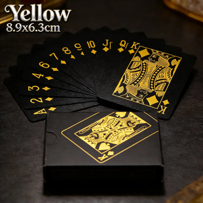Waterproof PVC Playing Cards Deck - Classic Poker Game Cards for Kids & Adults with Premium Design