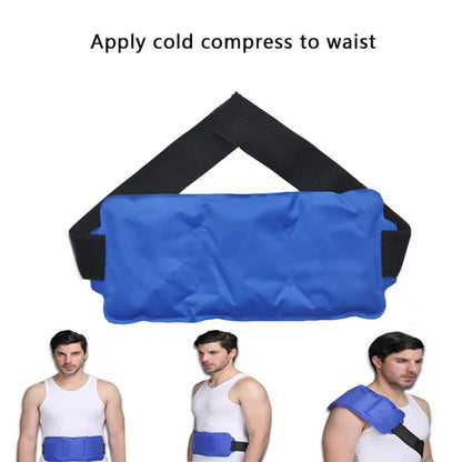 Ankle Ice Pack Brace Wrap — Reusable Hot & Cold Therapy Gel Support for Sprains & Pain Relief