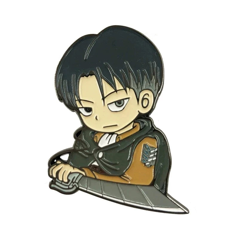 Attack on Titan Enamel Pin Badge - Anime Metal Lapel Pin for Bags, Backpacks & Fan Collectible Gift