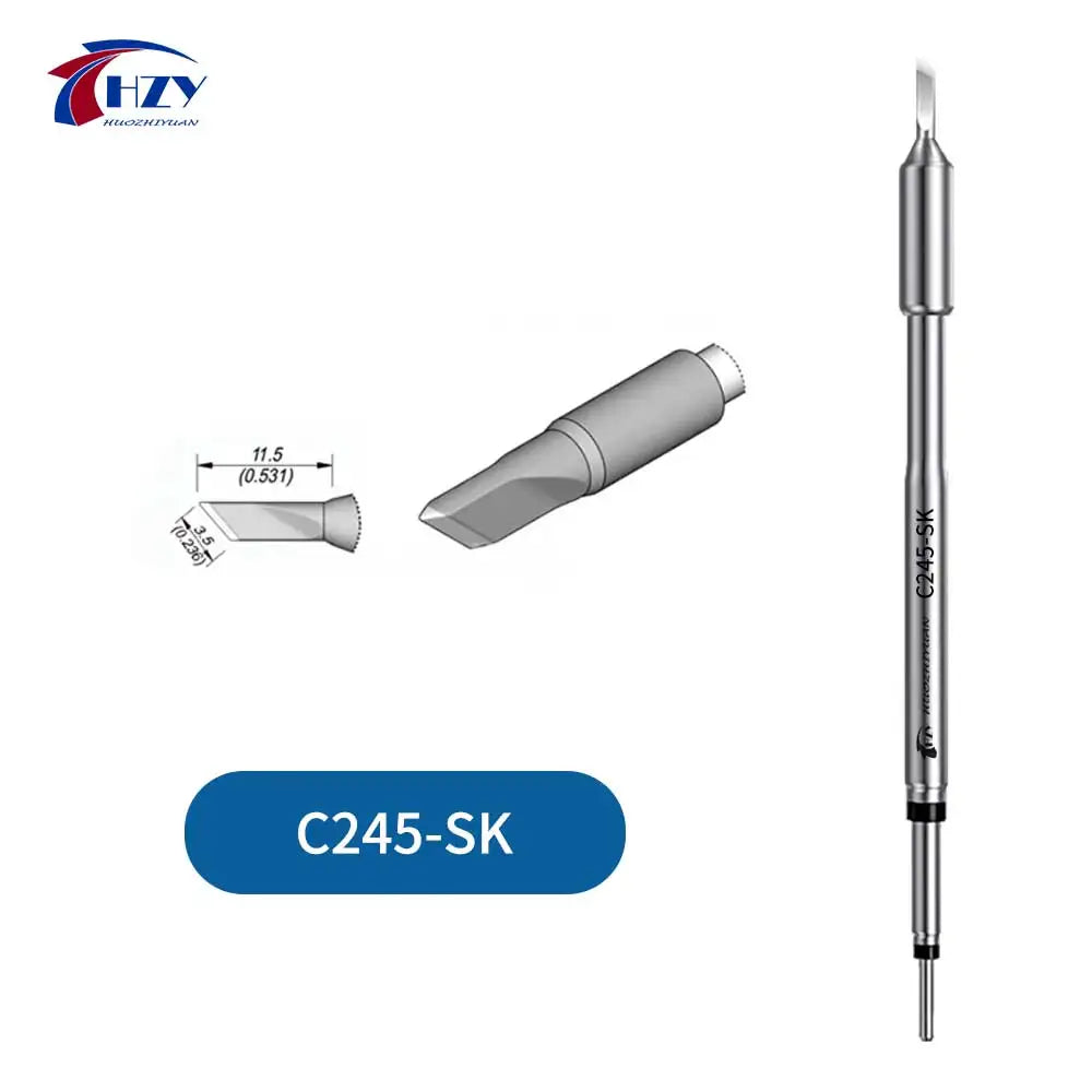 HZY C245 Soldering Iron Tips Set – Universal T245 Compatible Tips for Phone Repair & Soldering Stations