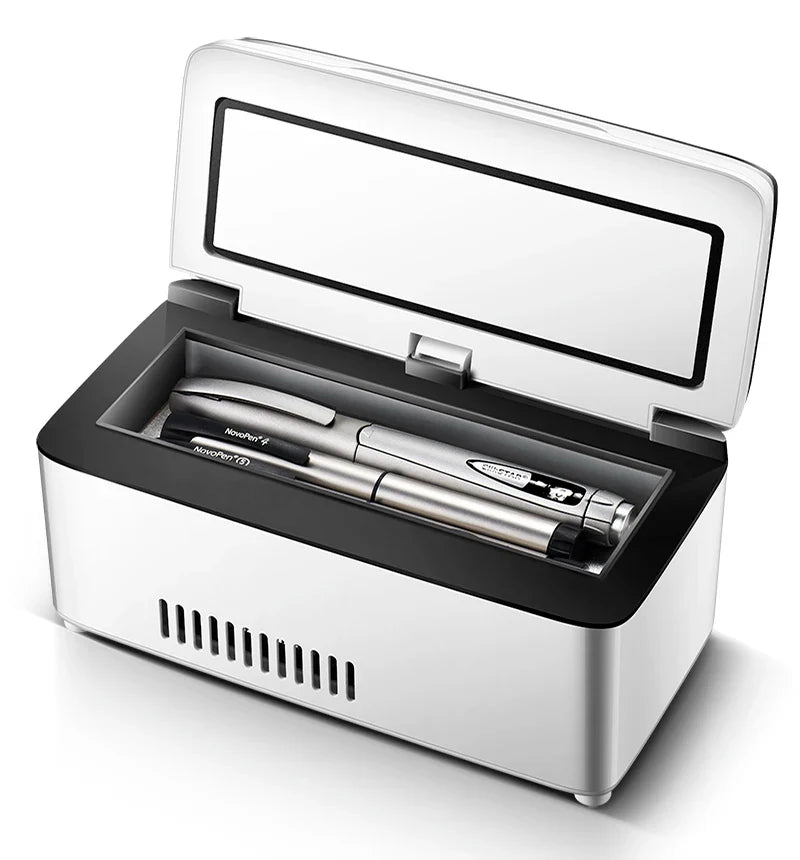 13600mAh Mini USB Refrigerator – High-Power Insulin & Pill Box Cooler, 0-18°C Refrigerated Incubator