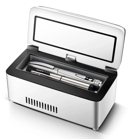 13600mAh Mini USB Refrigerator – High-Power Insulin & Pill Box Cooler, 0-18°C Refrigerated Incubator