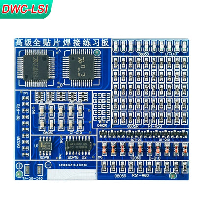 SMD/SMT Soldering Practice Board - DIY Electronic Project Kit for LED, Transistor & Component Training