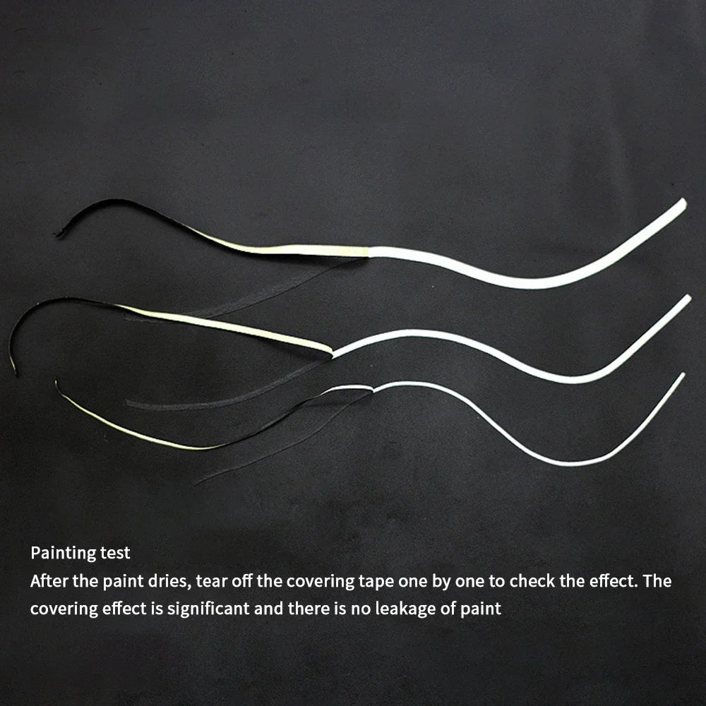 3PCS Model Curve Masking Tape – 1mm, 2mm, 3mm for Gundam DIY Painting & Spray Modeling, 15M Length