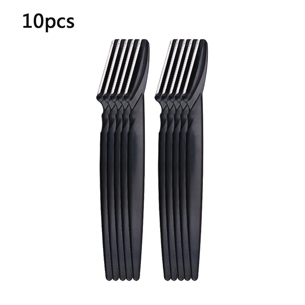 Portable Eyebrow Trimmer & Face Razor – Hair Remover Blades for Eyebrow Epilation and Makeup Grooming