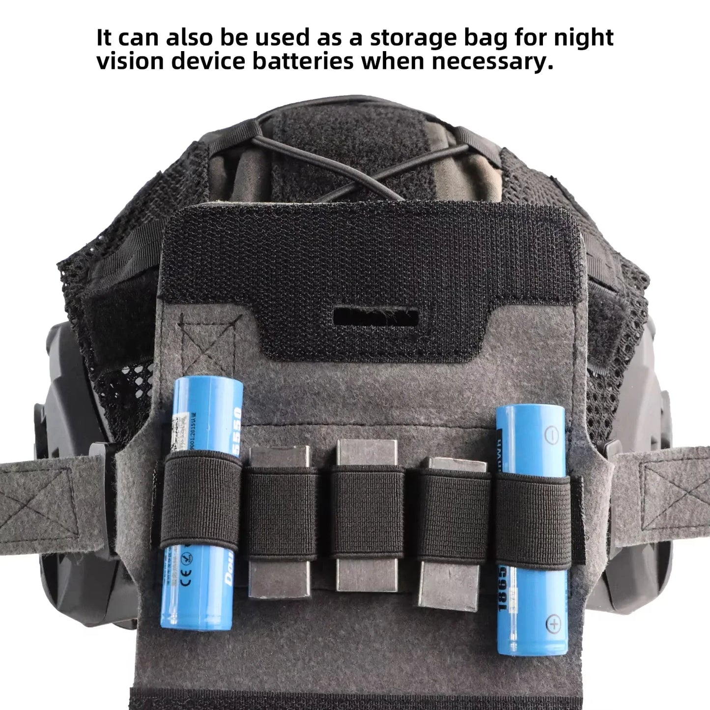 BOOIU Tactical Helmet Counterweight Bag – Balance Kit with 5 Counter Blocks for OPS FAST PJ MH Helmets