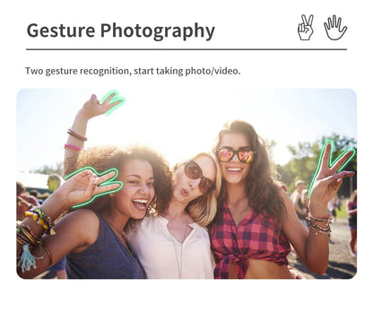 360° Rotation Gimbal Stabilizer & Selfie Stick – Tripod for iPhone & Smartphone Live Photography