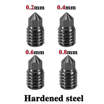 Hotend Kit for Flashforge Adventurer 5M/5M Pro - Ceramic Heating Block, 280℃ Hot End & Hard Steel Nozzle for 3D Printing