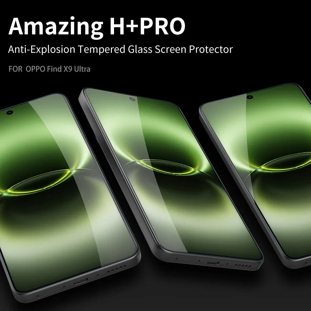 NILLKIN OPPO Find X9 Ultra 5G Tempered Glass - 9H Anti-Explosion HD Screen Protector Film