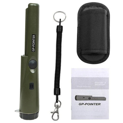 Handheld Metal Detector Pinpointer - Waterproof 360° Scan Treasure Hunting Probe with Anti-Scratch Design