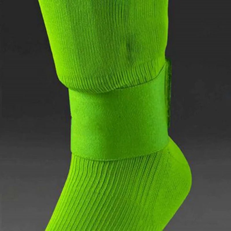 Adjustable Shin Guard Bandage Tape for Soccer - Prevents Slipping, Elastic Sports Safety Pads in 4 Colours