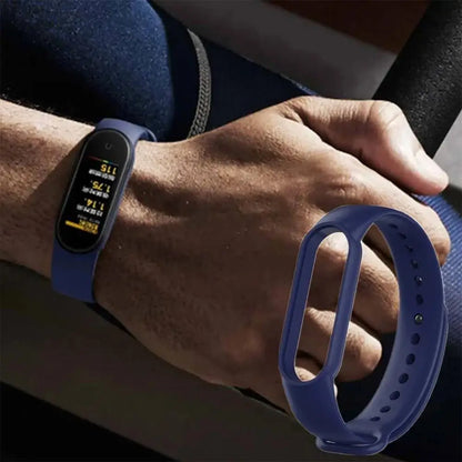 Silicone Watch Strap for Xiaomi Mi Band - Replacement Wristband Bracelet for Mi Band 3 4 5 6 7 Smartwatch Accessories
