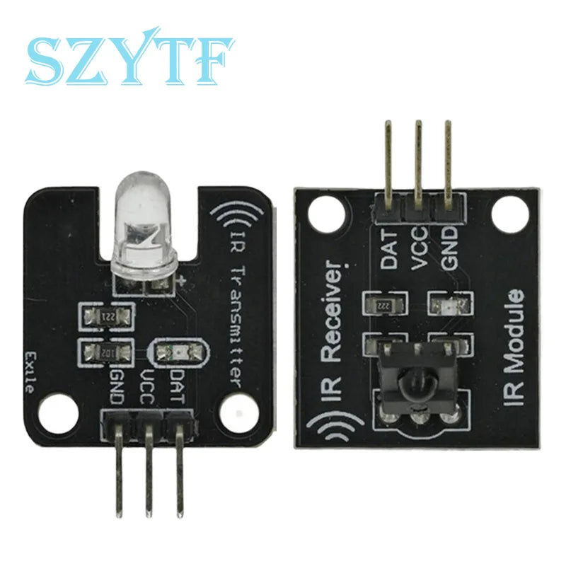 IR Infrared Transmitter Receiver Module - 38kHz Digital IR Sensor for Arduino Electronic Building Projects