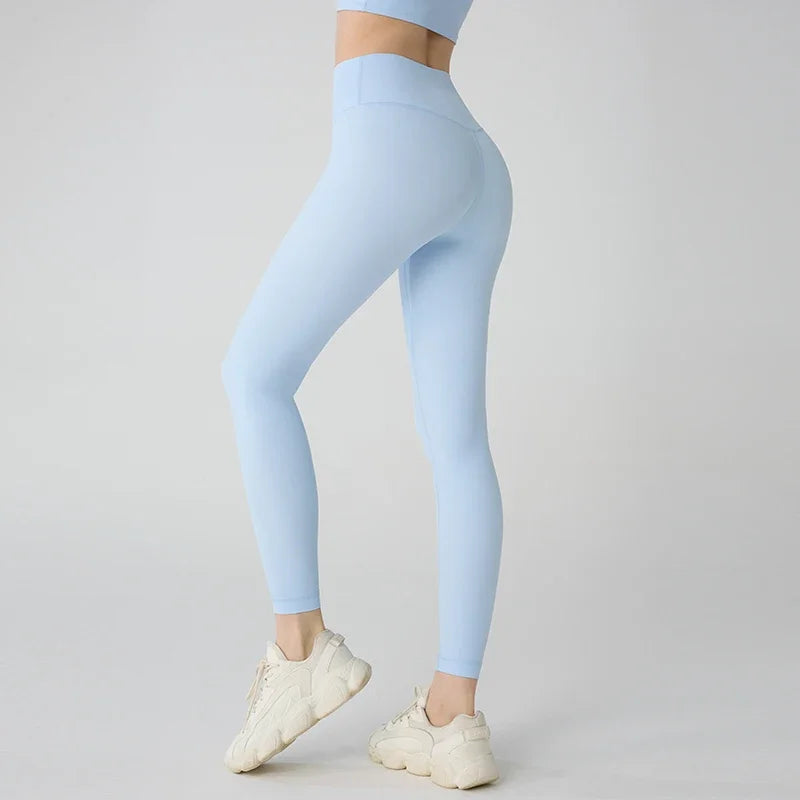 Naked Feeling Yoga Leggings for Women – High-Waisted Hip Lifting Fitness, Running & Cycling Pants