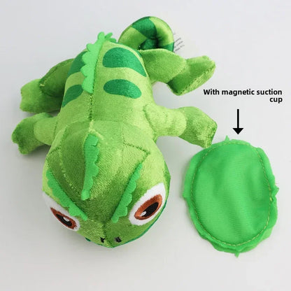 Pascal Rapunzel Chameleon Plush Toy 2026 Lying Shoulder Stuffed Animal Kawaii Doll Soft Plush Decoration Kids Birthday Gift for Boys & Girls