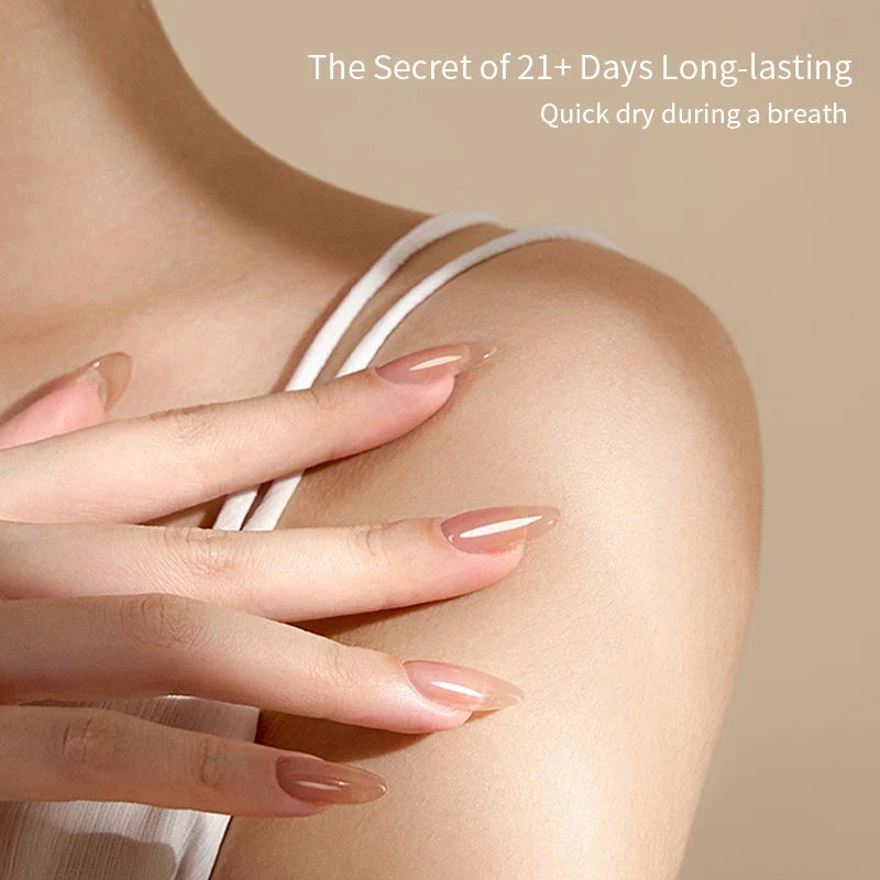 UR SUGAR 2 in 1 Base Gel & No Wipe Top Coat 15ml - Semi-Permanent UV Gel Primer for Nail Art Manicure Design