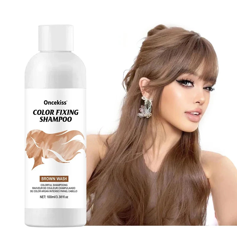 Semi-Permanent Hair Color Dye Shampoo - Instant Color Protecting & Shine Enhancing Hair Care