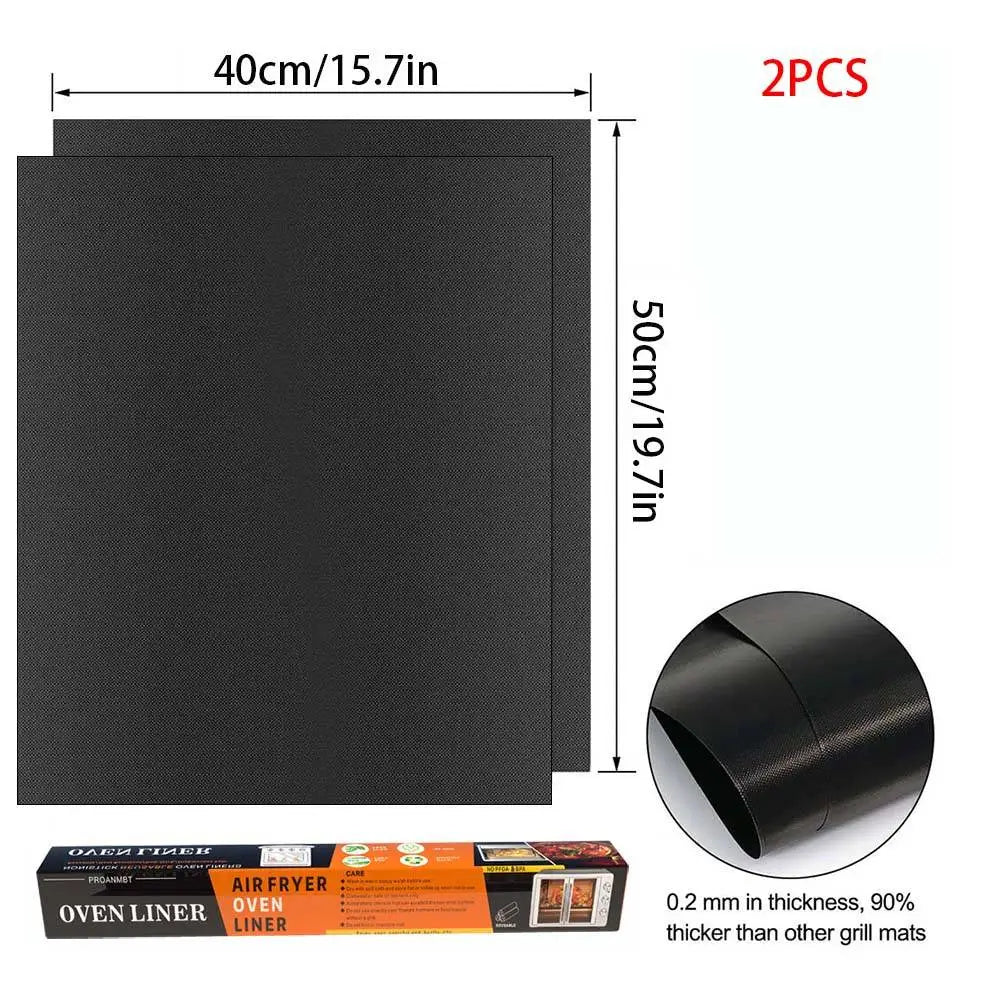 Multifunctional Grill Mat - Reusable High-Temperature Resistant Baking & Microwave Oven Liner for Easy Cooking