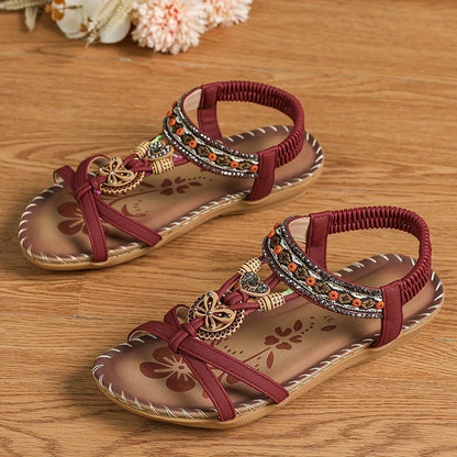 Women’s Summer Casual Sandals - Comfortable Walking Beach Shoes Outdoor Party Footwear for Ladies