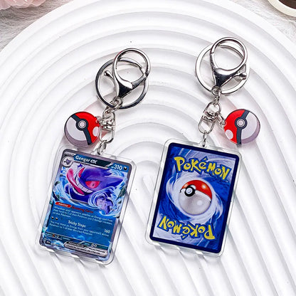 Pokemon Acrylic Keychain Charms - Pikachu Bulbasaur Jigglypuff Bag Pendant Backpack Accessories Gift