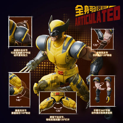 Blokees Deadpool 3 Wolverine Action Figures – Movie Version Deadpool & Friends Collectible Figures, Adult Gift