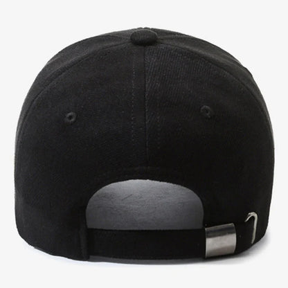 Embroidered Letter Baseball Cap - Adjustable Unisex Casual Duck Bill Sun Hat for Men & Women