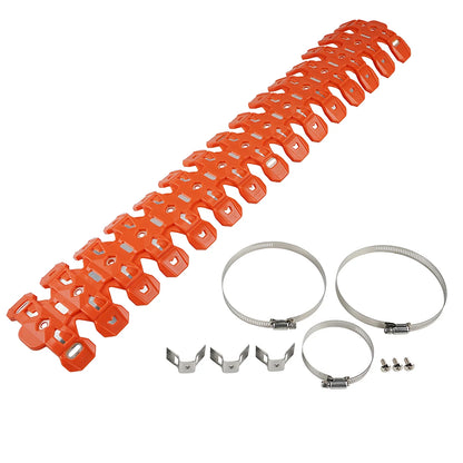 NICECNC Exhaust Heat Shield – 60CM Muffler Protector for KTM EXC 250/300, SX 125, XCW 300, Beta RR 300 & Husqvarna TE 300