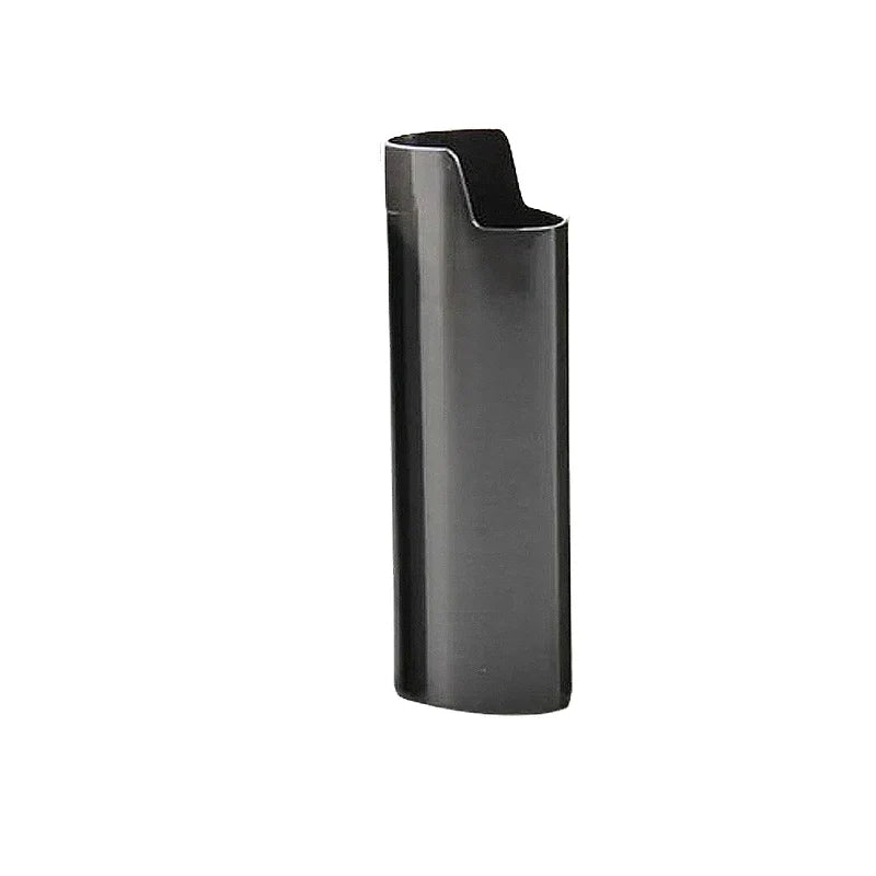 Metal Cowboy Boot Lighter Case - Cute Cat Eye Rhinestone Embroidered Zinc Alloy BIC J6 Sleeve Cover