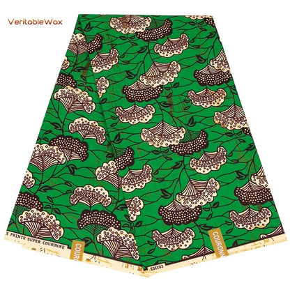 African Ankara Wax Print Fabric - Retro Double Print Patchwork Sewing Material for DIY Clothing