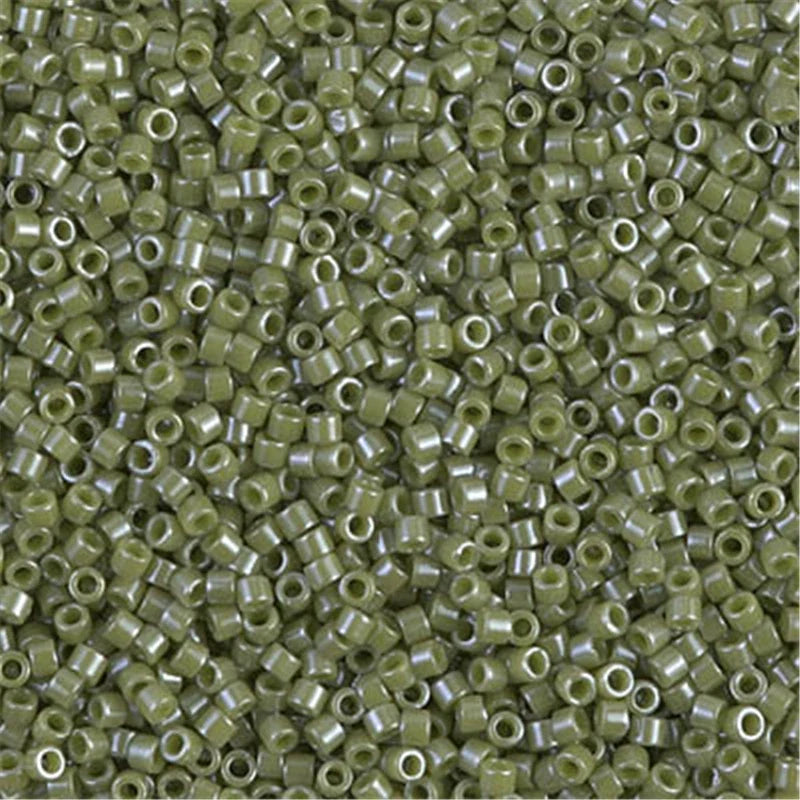 Miyuki Delica 11/0 Seed Beads - Glazed Luster Glass Beads for DIY Jewelry Making
