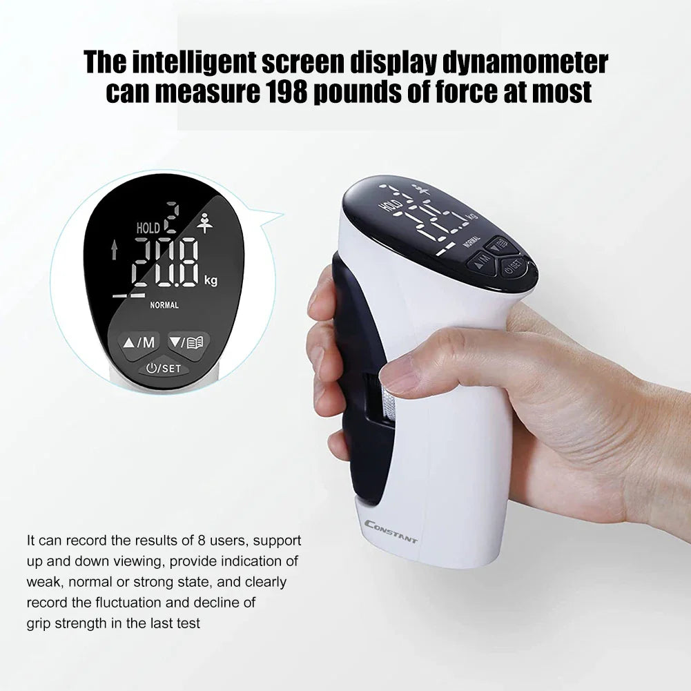 Electronic Hand Grip Strength Trainer — Dynamometer Finger Gripper Expander for Fitness & Hand Strength