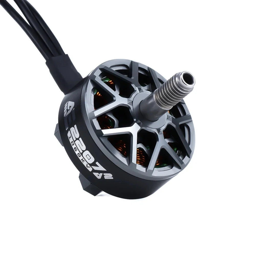 AxisFlying AE2207 V2 1860KV/1960KV Brushless Motor — 4~6S Lipo, 5mm Shaft for 5-Inch Propeller Drones